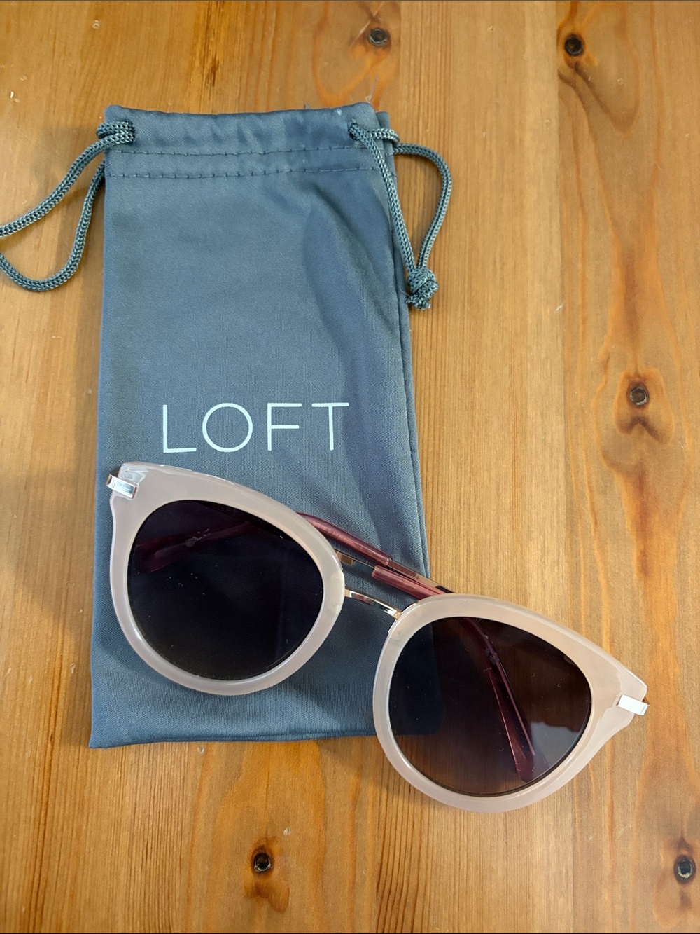 LOFT Blush Pink Sunglasses